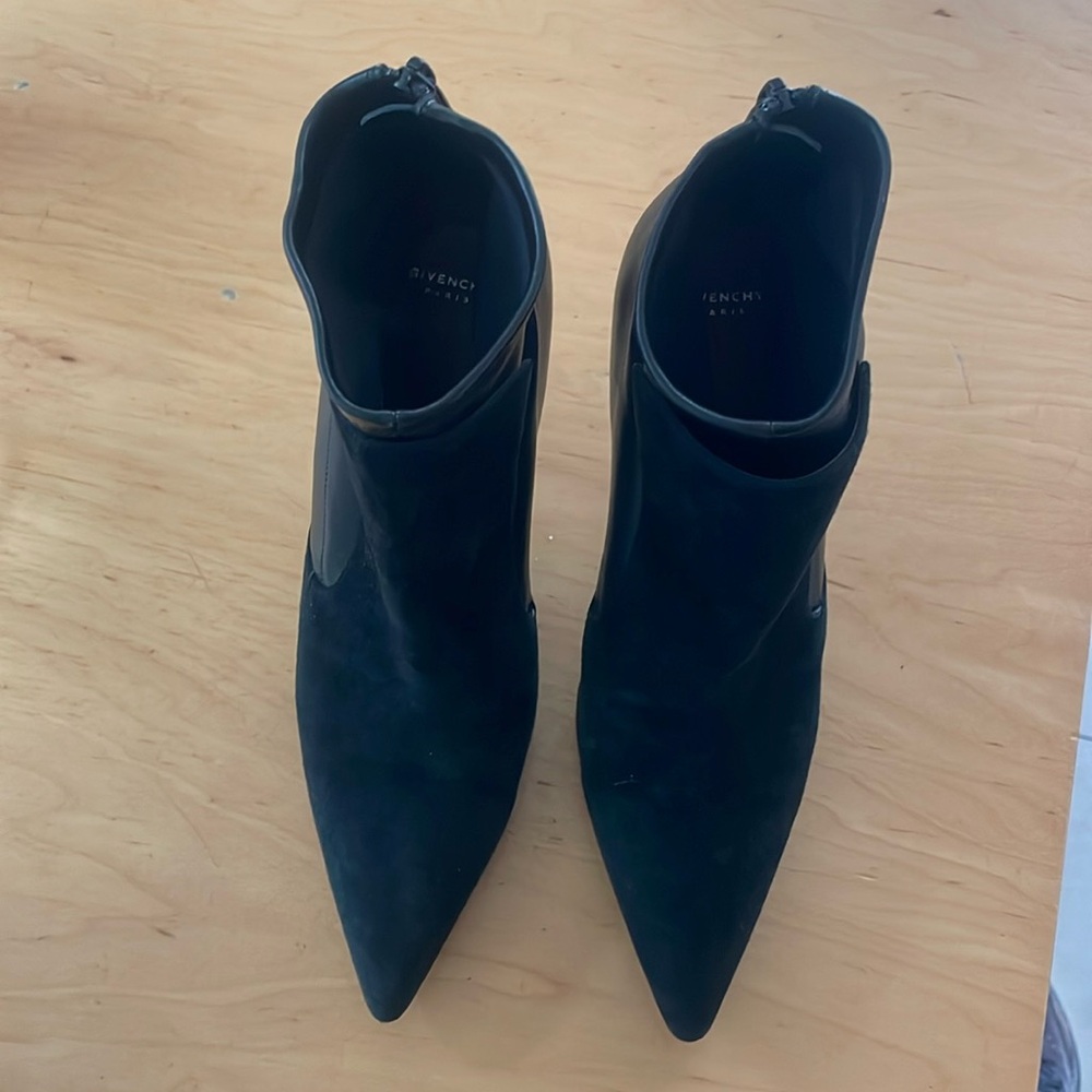 Givenchy Paris Suede/Leather High Heel Boots Size 39